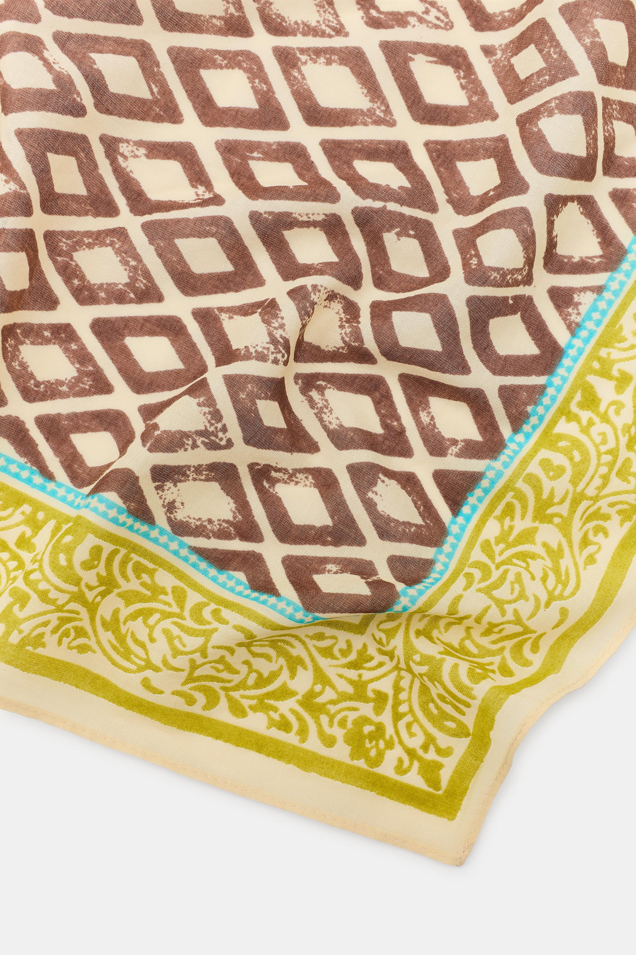 FOULARD BANDANA IMPRIMÉ LOSANGES